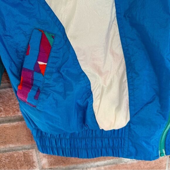 Vintage 80s Southern Classics Windbreaker Jacket Women’s Plus 18W Geometric - Picture 5 of 10
